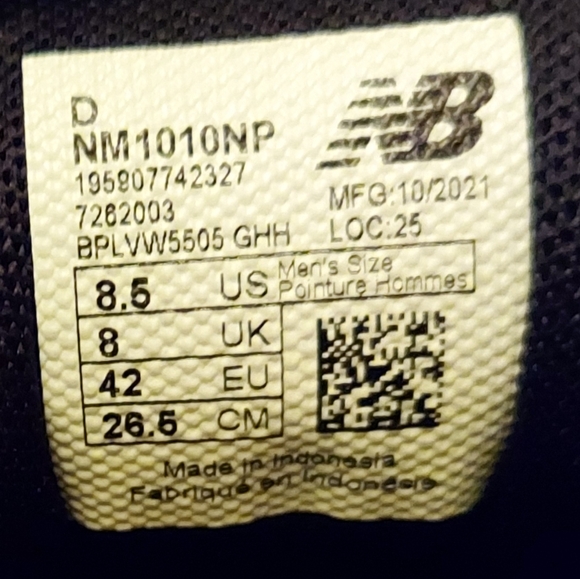 Mens New Balance Numeric 1010 Tiago Lemos size 8.5 Athletic Skateboarding Shoes - Picture 7 of 7